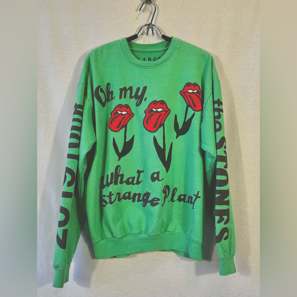 CACTUS PLANT FLEA MARKET ROLLING STONES 2019 TOUR CREWNECK SZ L